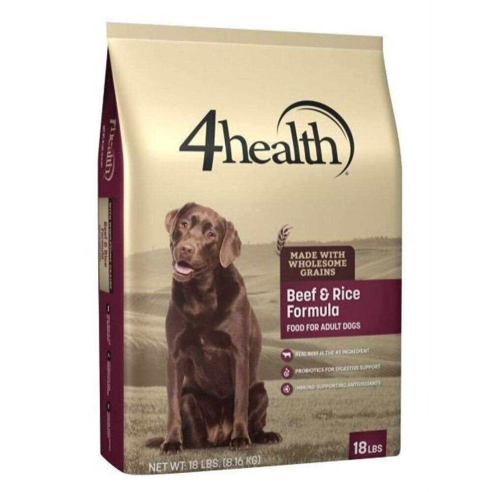 4health Wholesome Grains Adult Beef and Rice Formula Dry Dog Food - Pet Supplies online store