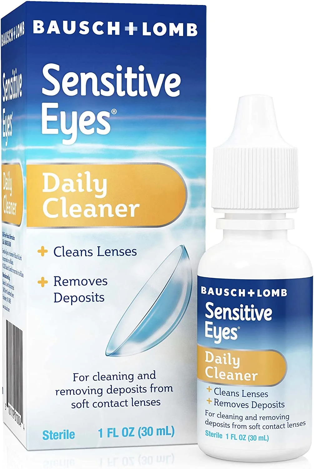 3 Pack - Bausch & Lomb Sensitive Eyes Daily Cleaner 30 mL Each
