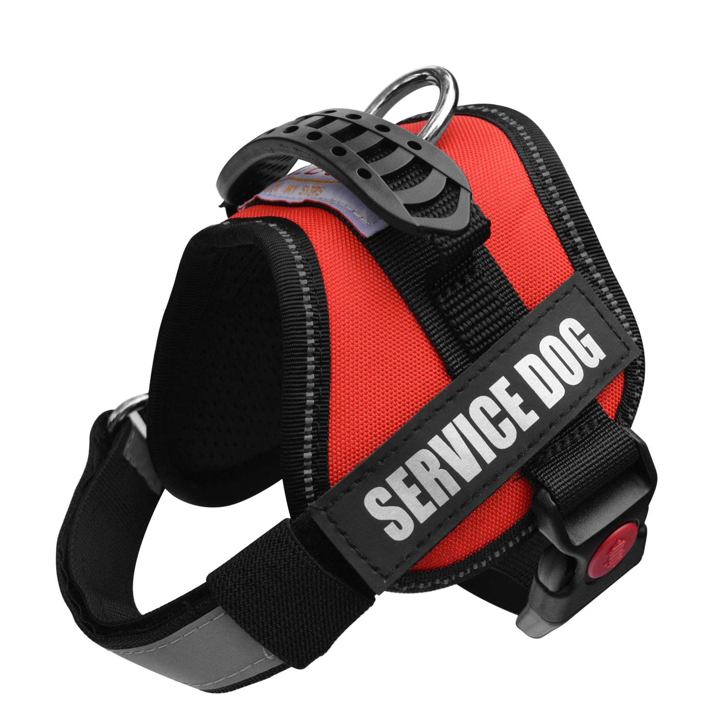 Albcorp Service Dog Vest Harness Reflective Woven Polyester Nylon - Pet Supplies online store