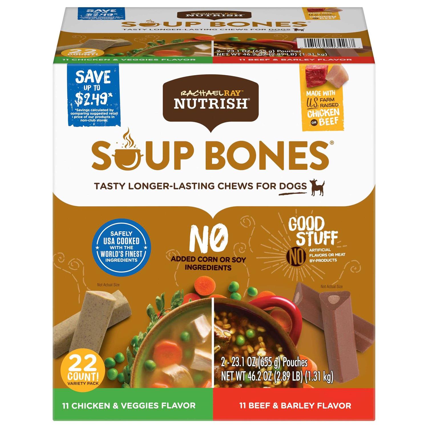 Rachael Ray Nutrish Soup Bones Variety Pack - Pet Supplies online store