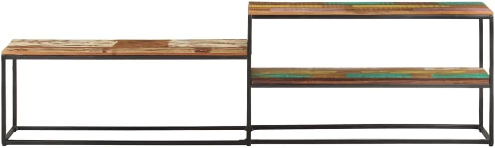 TV Stand, Bookcases Small End Table Farmhouse Coffee Table Tv Unit Suitable for Office Entryway Small Spaces Living Room 70.9