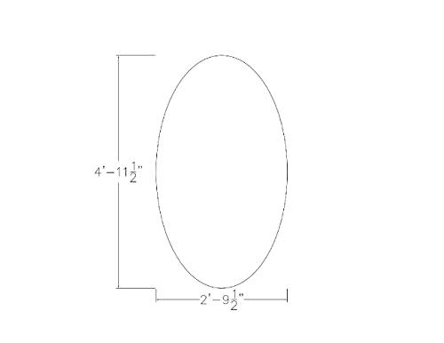 4 Person Conference Table X Shaped Base | Slim Oval Meeting Table | Harmony Series | 34X60 | White