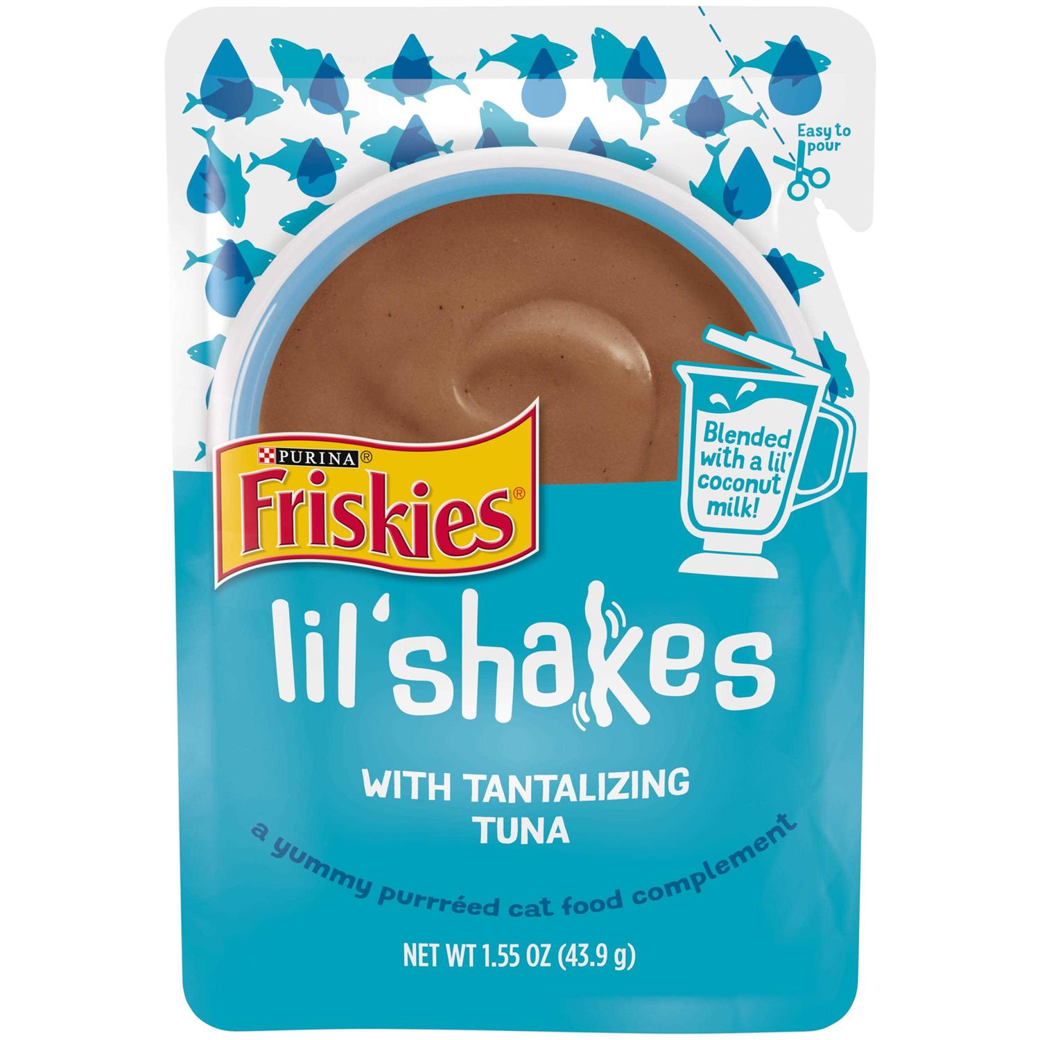 Purina Friskies Lil' Shakes With Tantalizing Tuna Wet Cat Food - Pet Supplies online store
