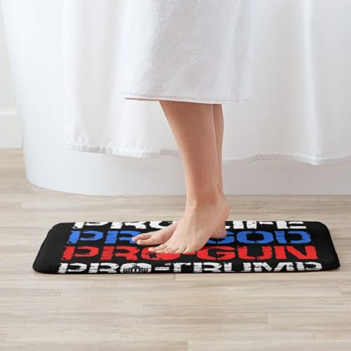 Pro-Life â€‹pro God Pro Gun Pro Trump Ultra Soft Area Rug for Living Room Indoor Decoration Non Slip Carpet Bedroom Mat Nursery Office Home Decor