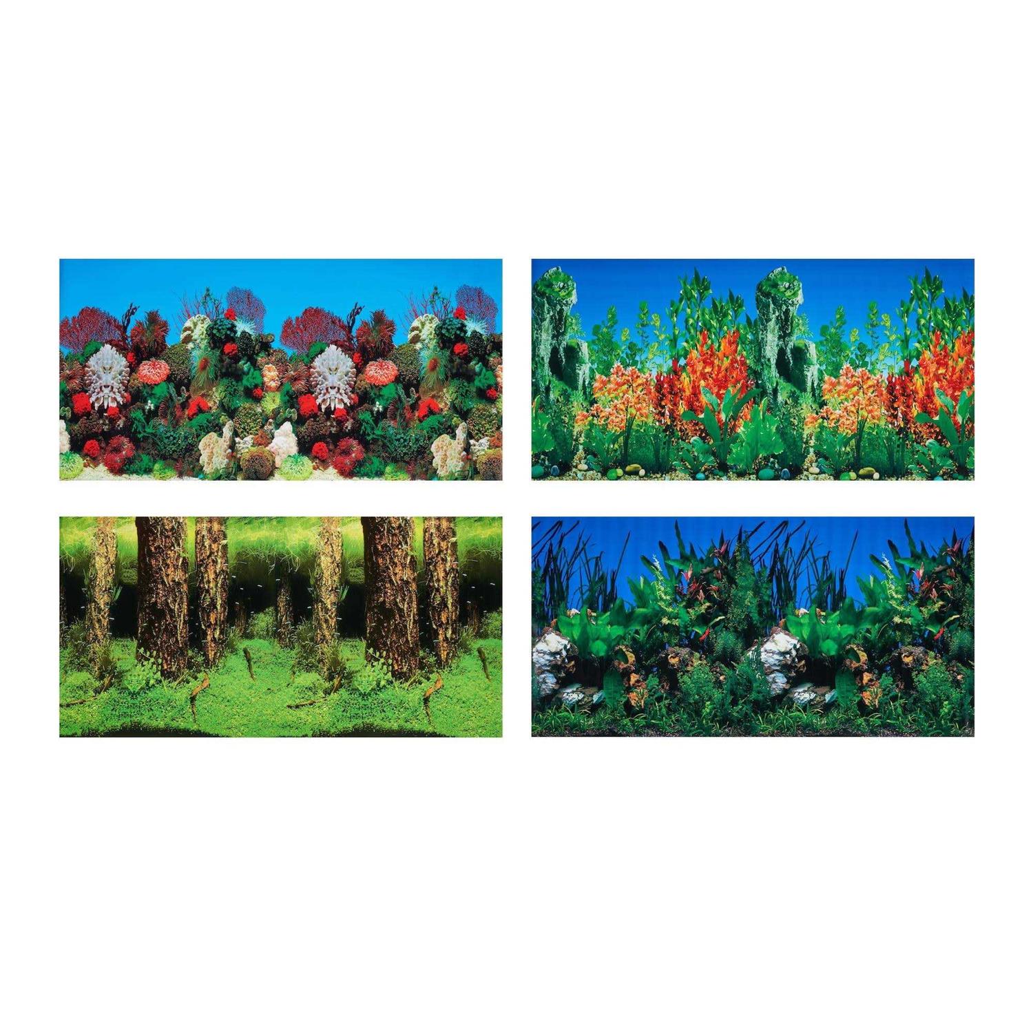 Aqua Culture Two-Sided Aquarium Background - Pet Supplies online store