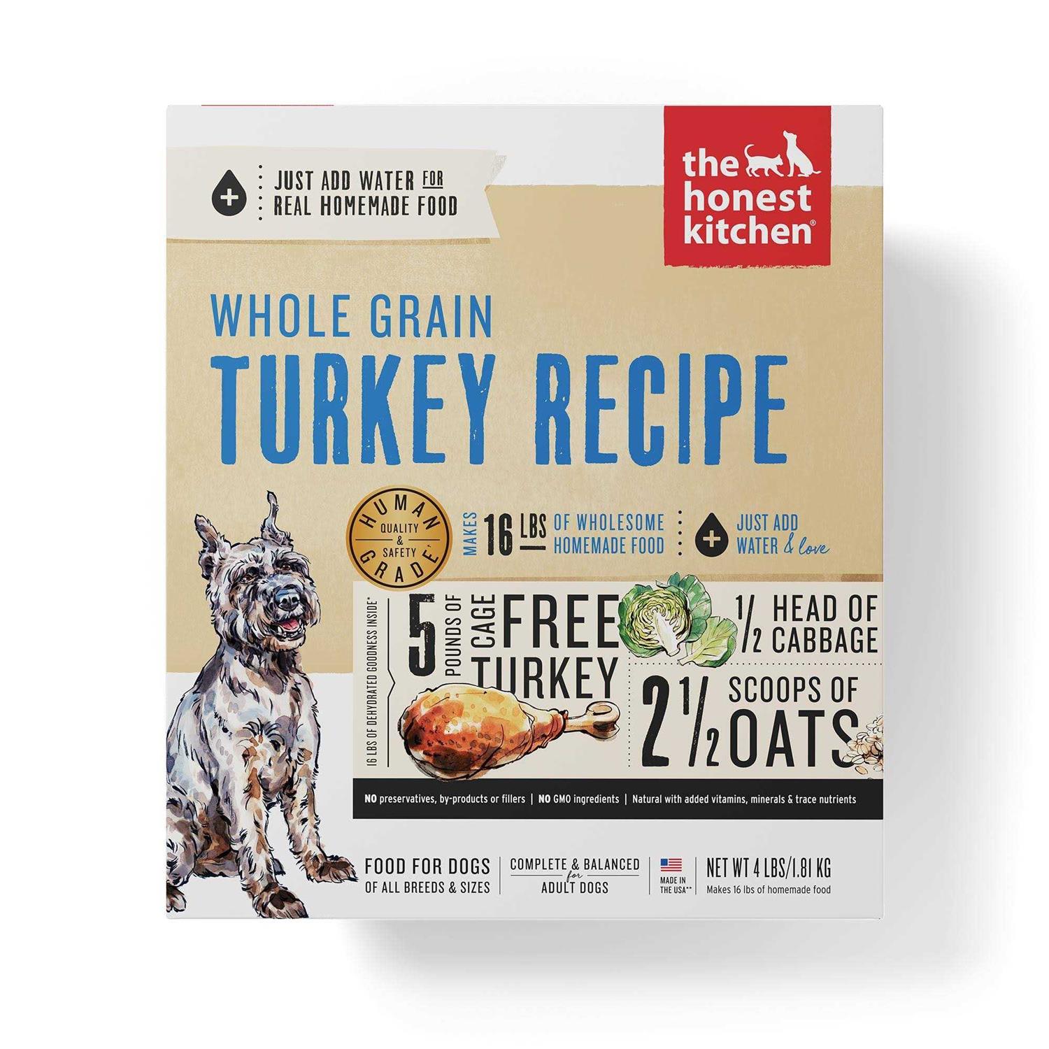 The Honest Kitchen Dehydrated Whole Grain Dog Food Turkey - Pet Supplies online store