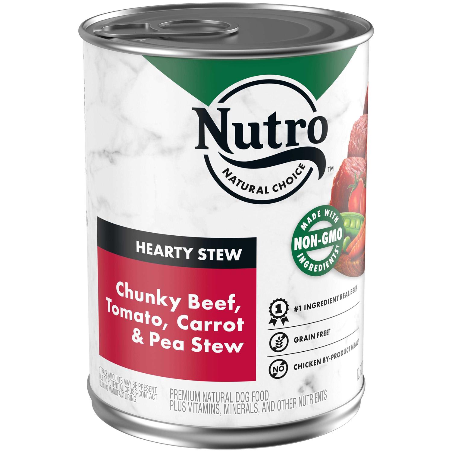 Nutro HEARTY Stew Adult Natural Wet Dog Food Cuts in Gravy Chunky Beef - Pet Supplies online store