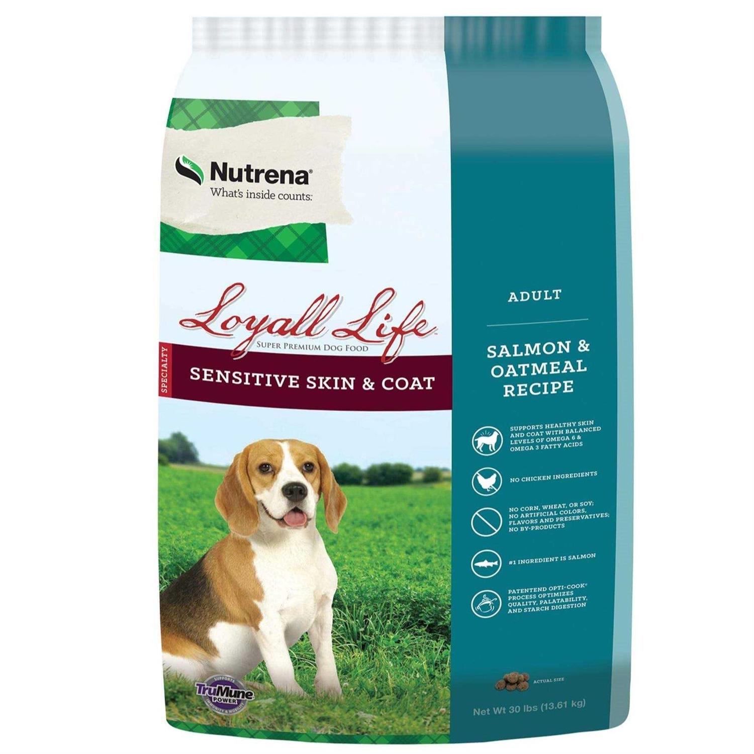 Loyall Life 30 lb Sensitive Skin & Coat Salmon & Oatmeal Recipe Dog Food - Pet Supplies online store