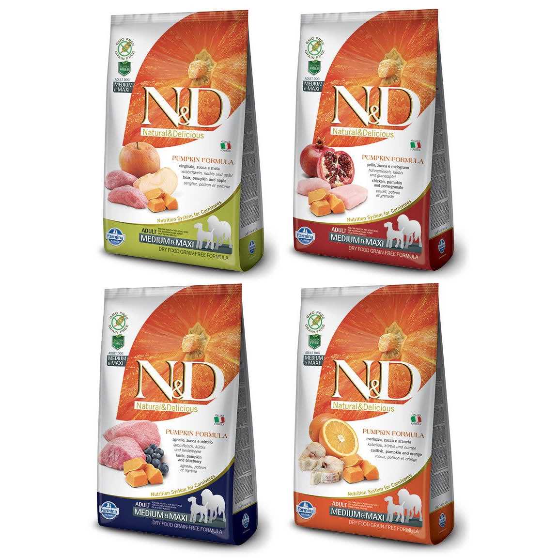 Farmina N&D Prime Adult Lamb & Blueberry Grain Free Dry Dog Food - Pet Supplies online store