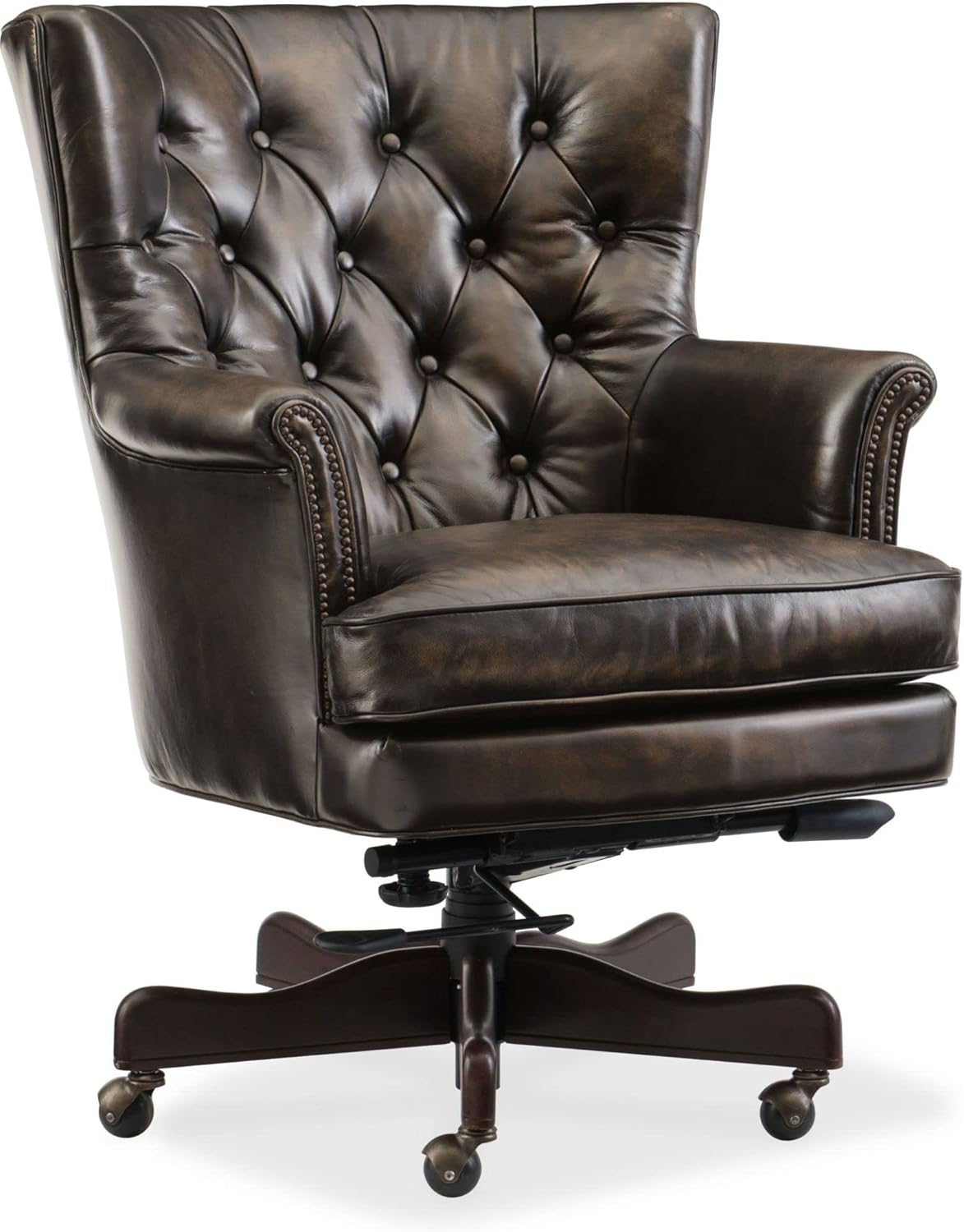 Hooker Furniture Theodore Poetic License Tobacco with Natchez Brown Executive Chair