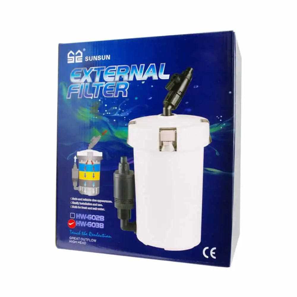 SunSun Tech'n'Toy HW-603B 106 GPH 3-Stage External Canister Filter - Pet Supplies online store