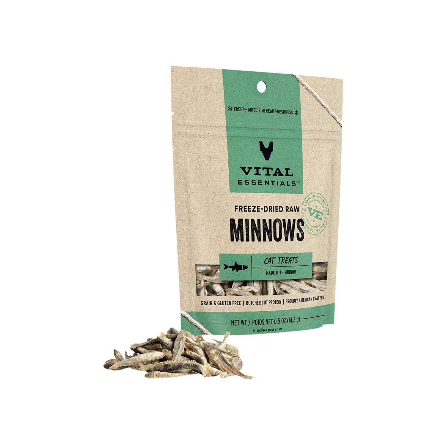 Vital Essentials Freeze-Dried Minnows Cat Treats - Pet Supplies online store