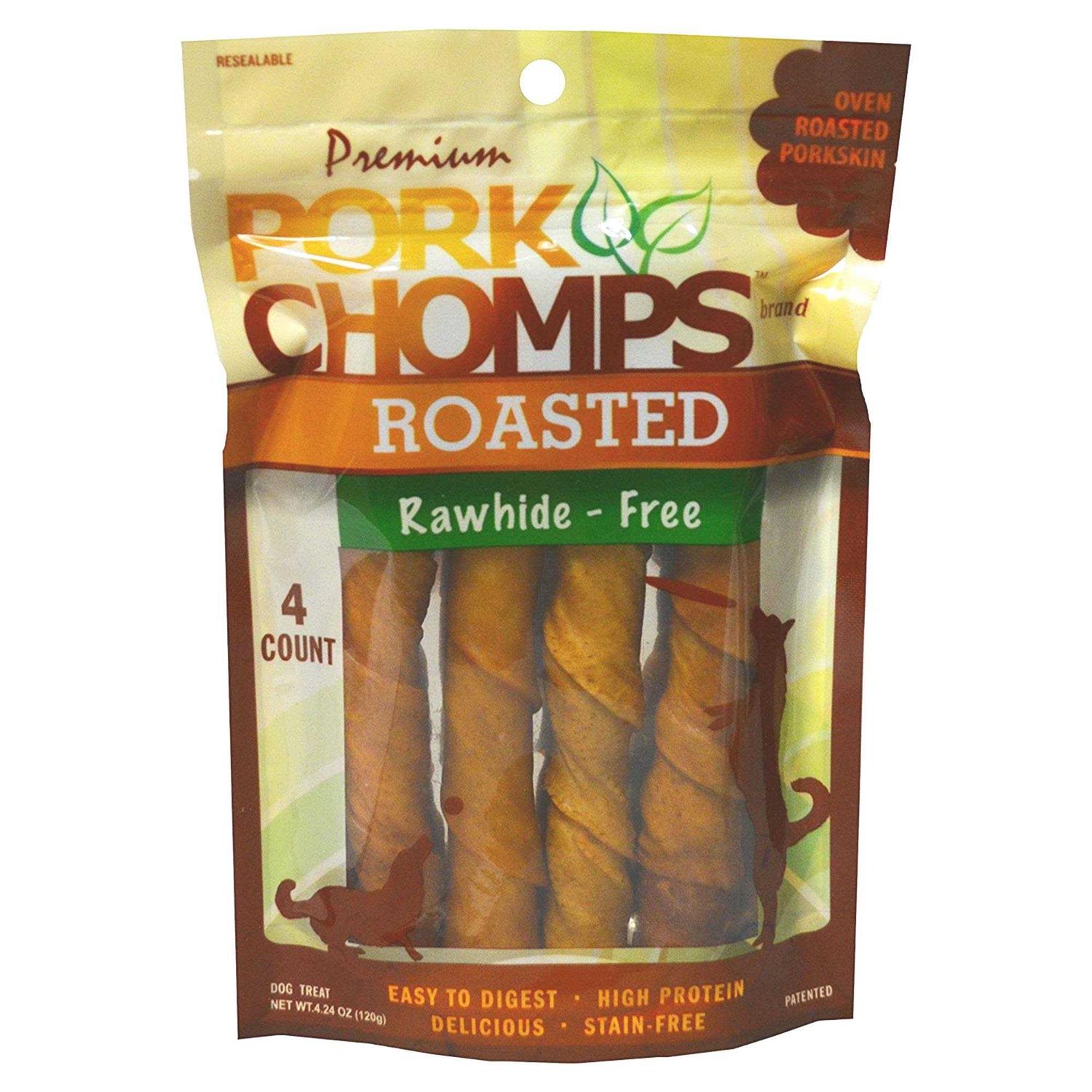 Pork Chomps Roasted Twists - Pet Supplies online store