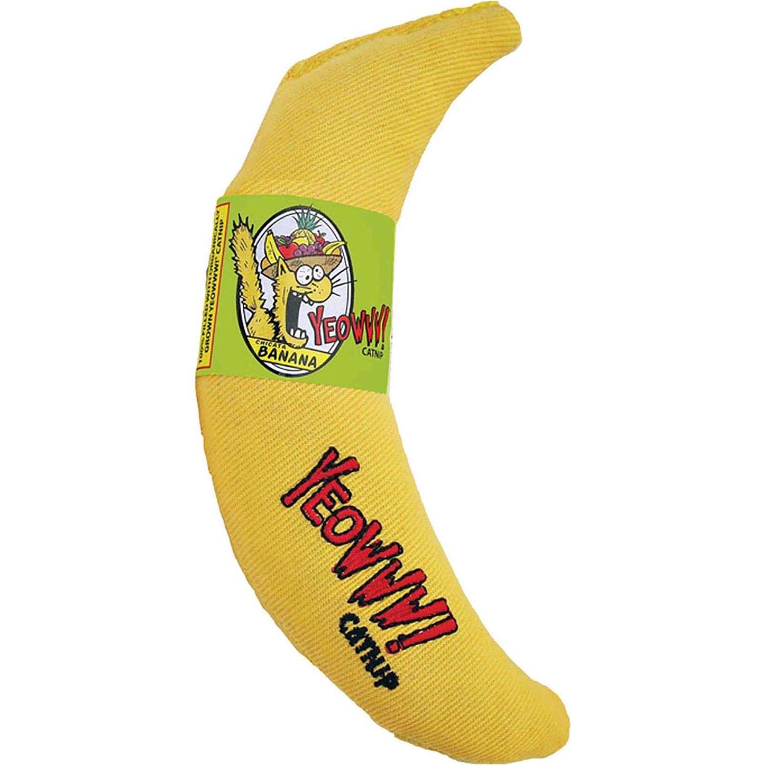 Yeowww! Banana Catnip Toy - Pet Supplies online store