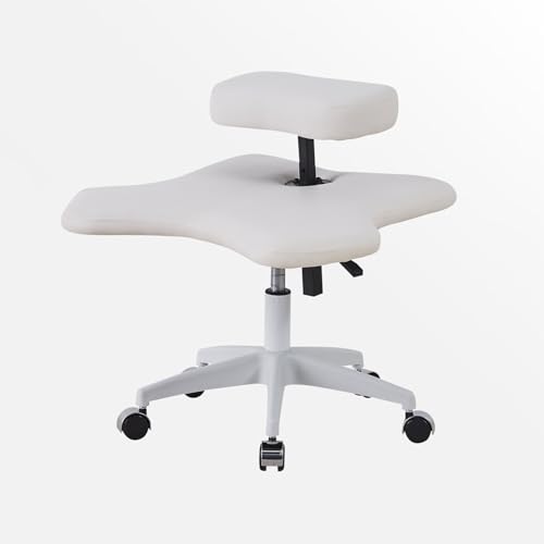 Multi Position Cross Legged Office Chair, Kneeling Chair with Highly Elastic Cushions, Yoga Chair for Meditation Fanatics, Comfortable & Ergonomic (Color : Brown)