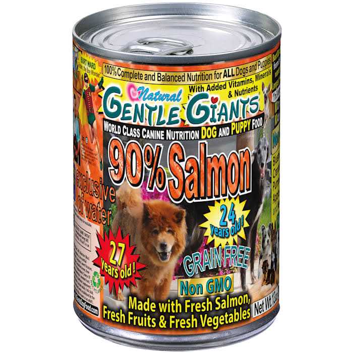Gentle Giants All Natural Grain Free 90% Salmon - Pet Supplies online store
