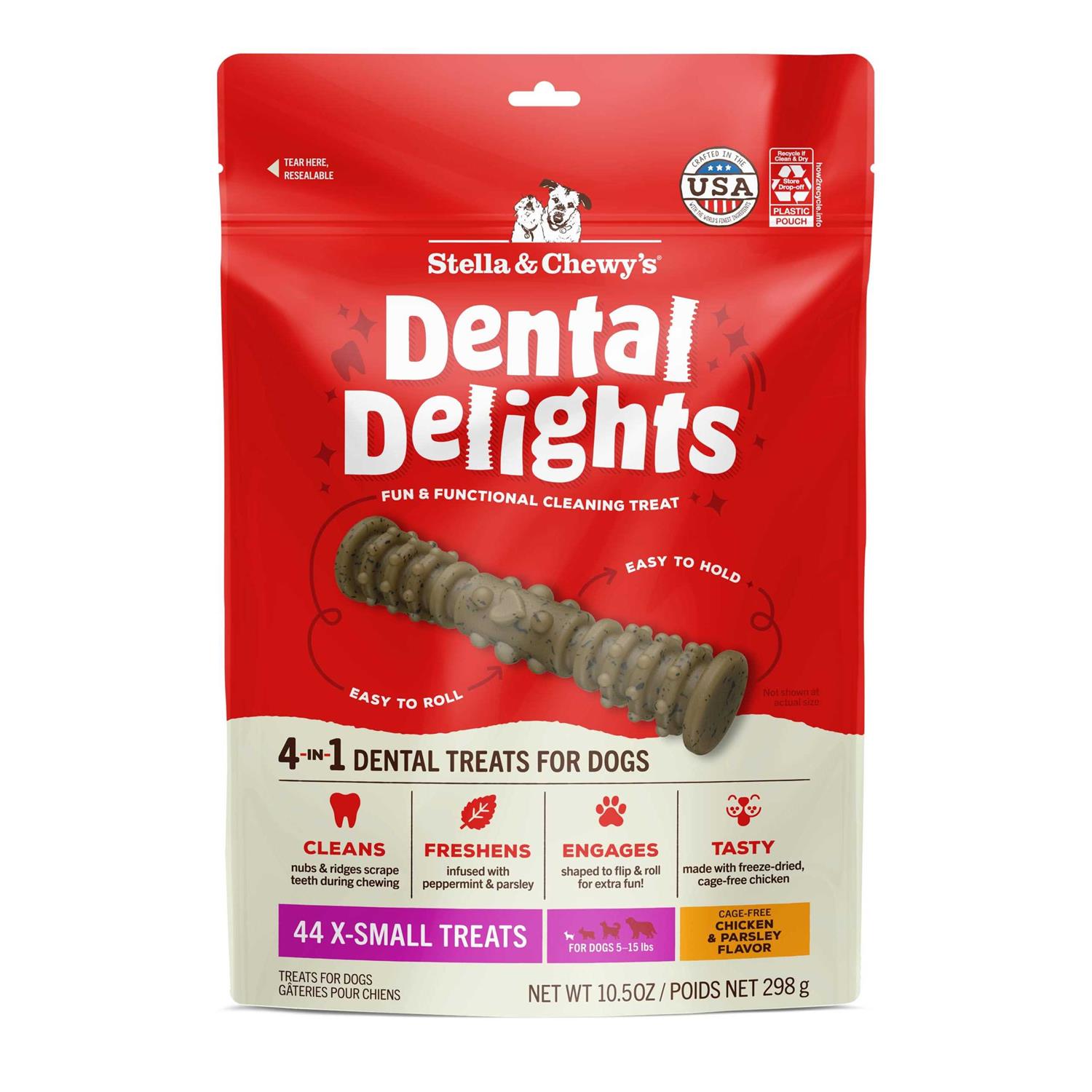 Stella & Chewy's Dental Delights Dog Treats - Pet Supplies online store