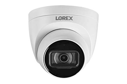 Lorex Technology N4K2-84WD 8 Channel 4K Fusion NVR System with Four 4K (8MP) IP Dome Cameras with Listen-in Audio, 130ft Night Vision, Color Night Vision, 4 Dome