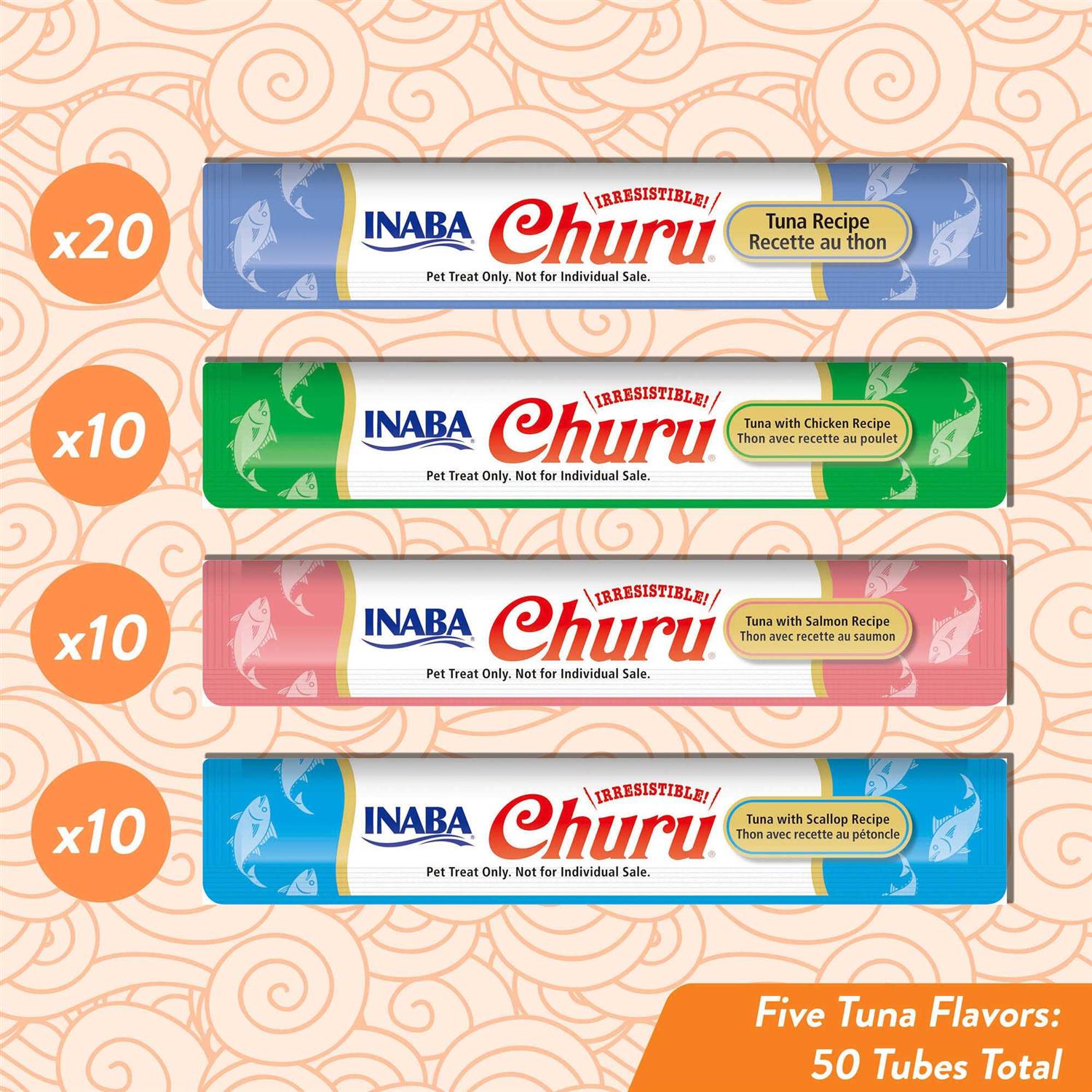 Inaba Churu Tuna Cat Treats Variety Pack - Pet Supplies online store
