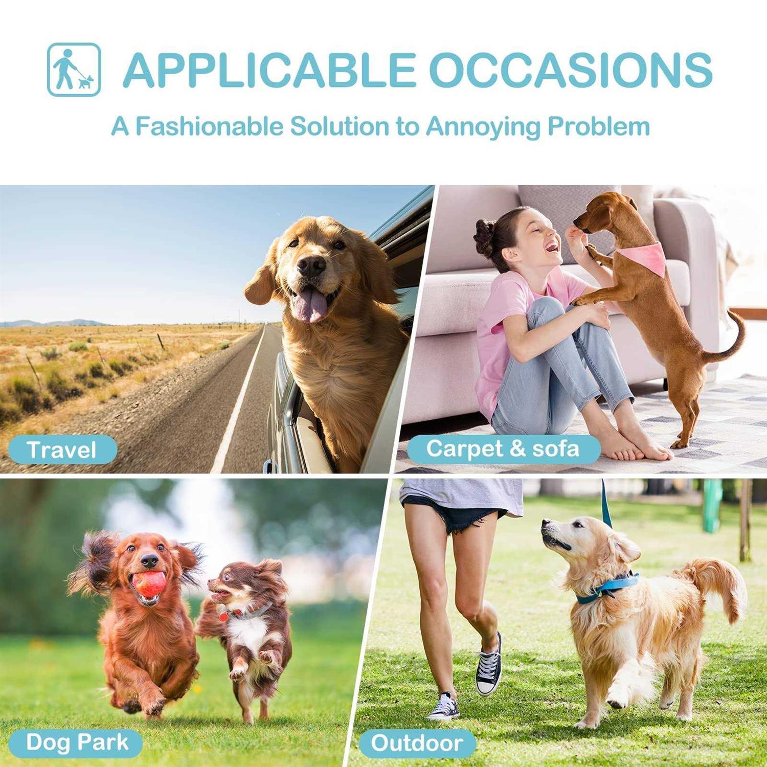 Avont 3 Pack Washable Female Dog Diapers Premium Reusable Highly Absorbent Doggie Diapers Wraps Durable Dog Diaper Cover - Pet Supplies online store