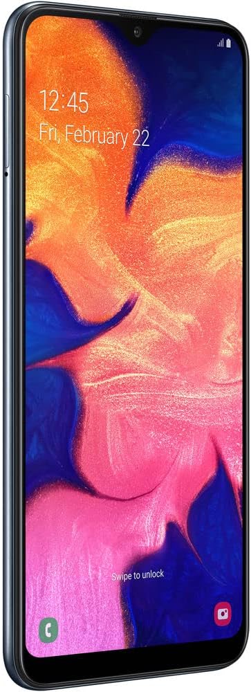 Samsung Galaxy A10e 32GB A102U GSM Unlocked Phone - Black (Carrier Packaging) (Renewed)