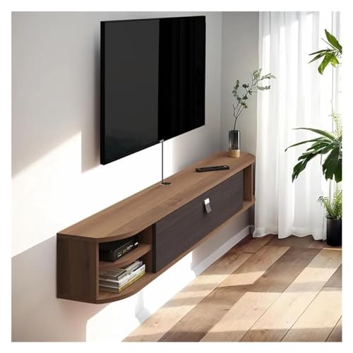 Tv Cabinet, Wood TV Stand Living Room Furniture Wall Mounted TV Cabinet Bedroom Furniture for Television Chest of Drawers Home Modern House(White)
