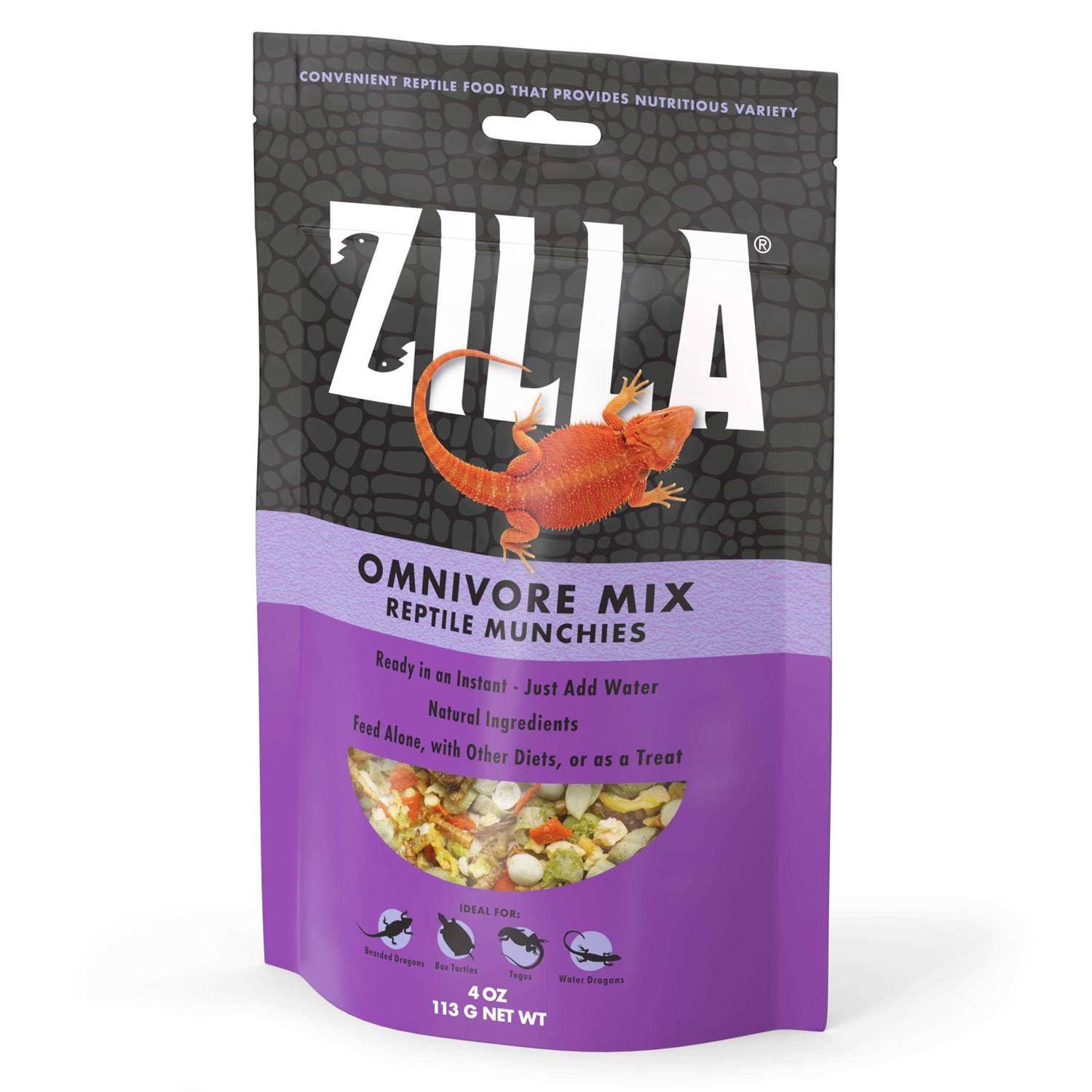 Zilla Reptile Munchies Omnivore Mix with Calcium - Pet Supplies online store