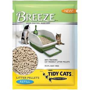Tidy Cats Breeze Cat Litter Pellets Refill, 3.5-lb bag, case of 6 - Pet Supplies online store