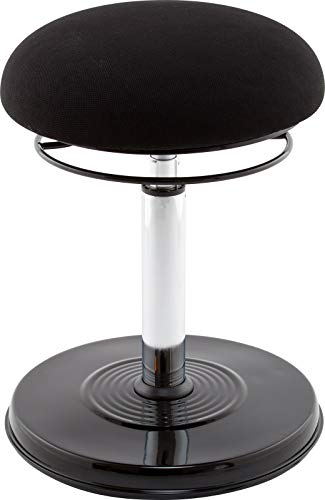 Kore Design Office Plus Standing Active Chair, Leather-Like Seat, Black