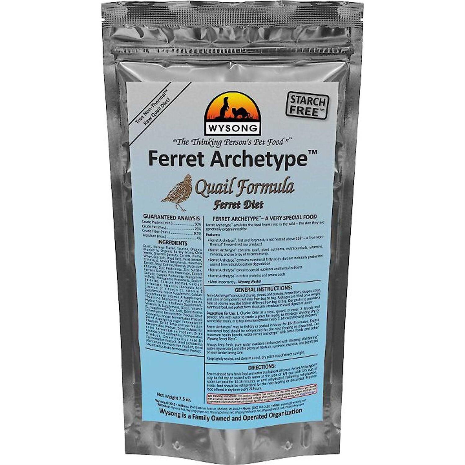Wysong Ferret Archetype Formula - Pet Supplies online store