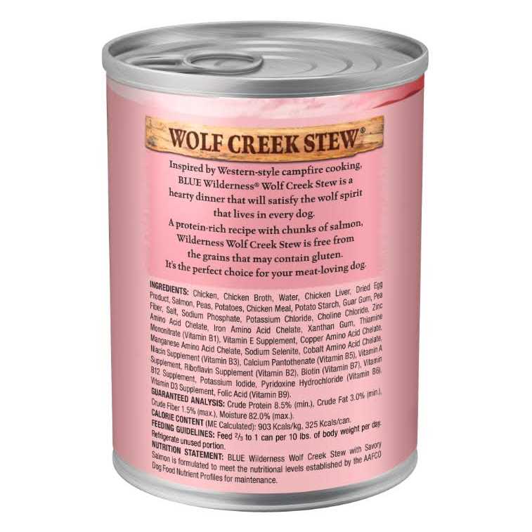 Blue Buffalo Wilderness Wolf Creek Stew Dog Food - Pet Supplies online store