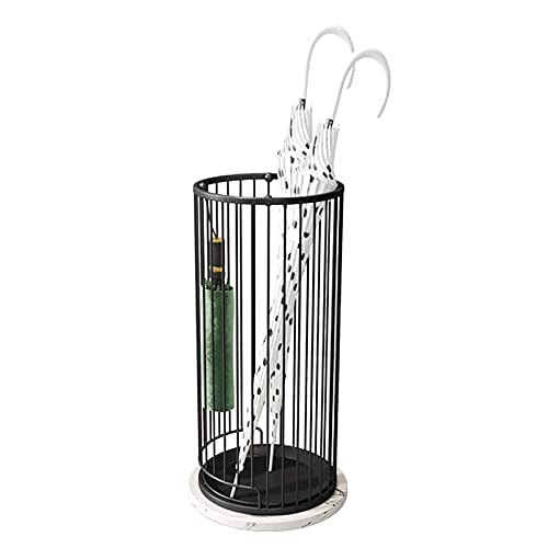 Umbrella Stand,Umbrella Stand at Home Entrance Corridor with Solid Marble Base,Can Store Long and Short Umbrellas/White