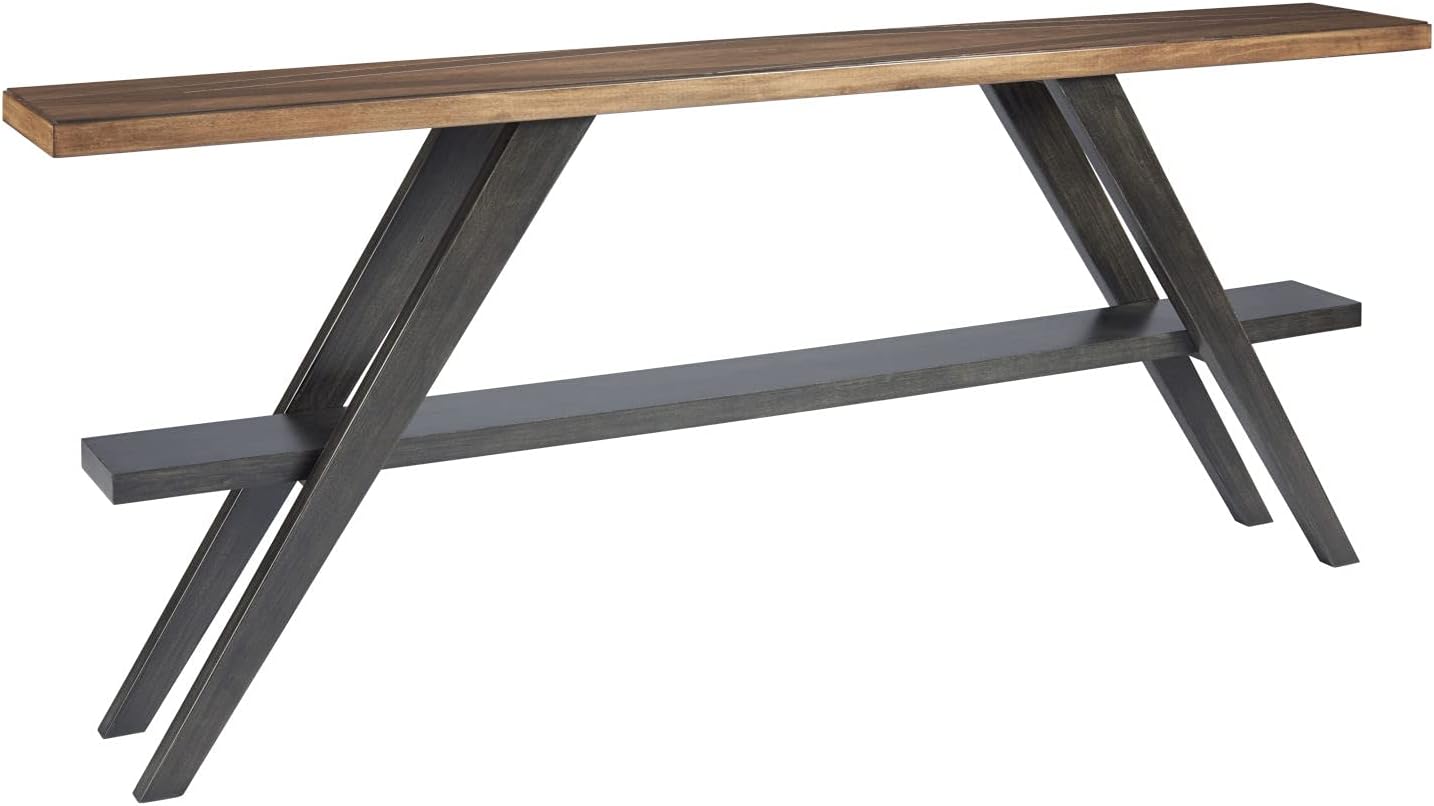 Chandler Wood Console Table in Mango Tango Brown Finish