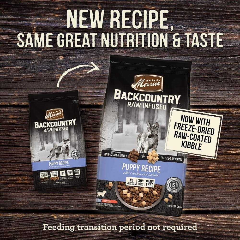 Merrick Backcountry Raw Infused Grain Free Puppy Recipe Dog Food - Pet Supplies online store