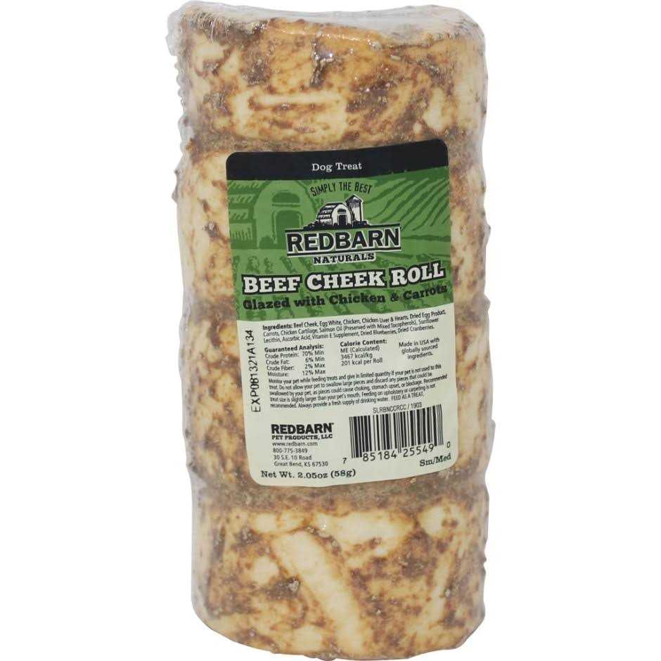 Redbarn Glazed Beef Cheek Roll - Pet Supplies online store