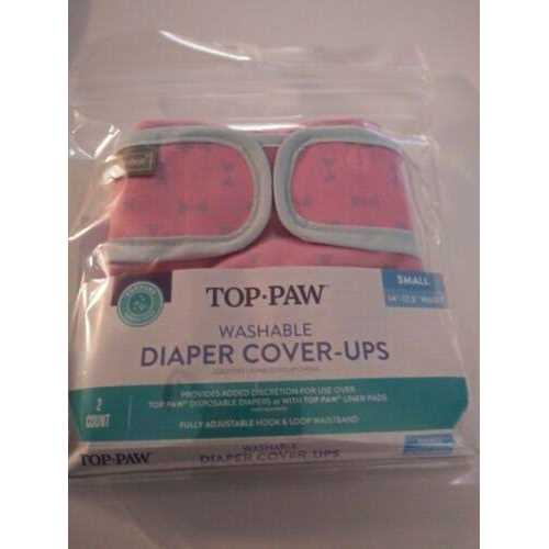 Top Paw Washable Pink Diaper Cover Ups - Pet Supplies online store