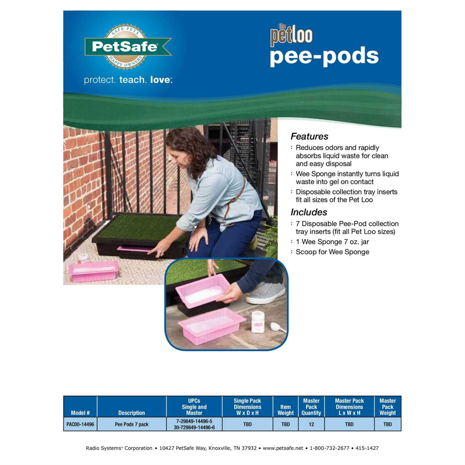 Pet Loo Pee Pod 7 pack - Pet Supplies online store