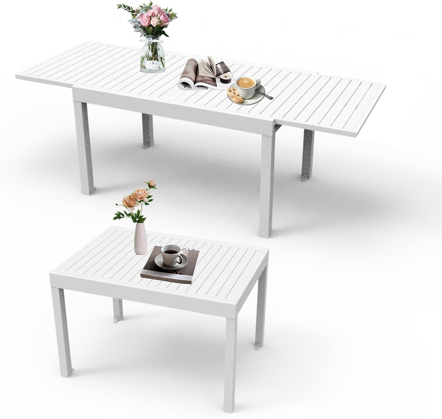 Aluminum Patio Extendable Dining Table 35