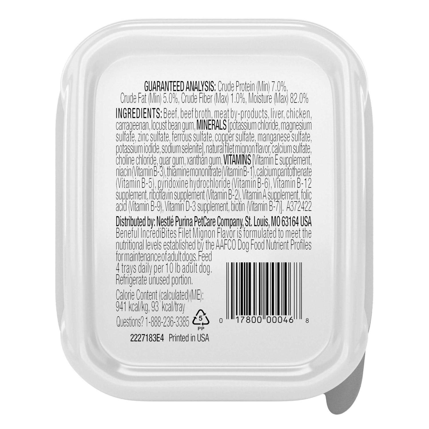 Beneful IncrediBites Pate Small Wet Dog Food - Pet Supplies online store