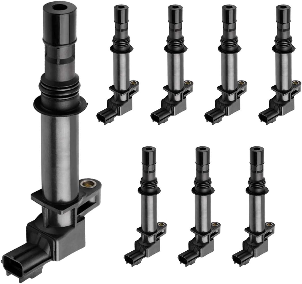 AUTOSAVER88 Ignition Coil 8-Pack Compatible with Dodge Dakota Durango Ram 1500 Nitro, Jeep Grand Cherokee Commander Liberty, Mitsubishi Raider V8 4.7L 3.7L