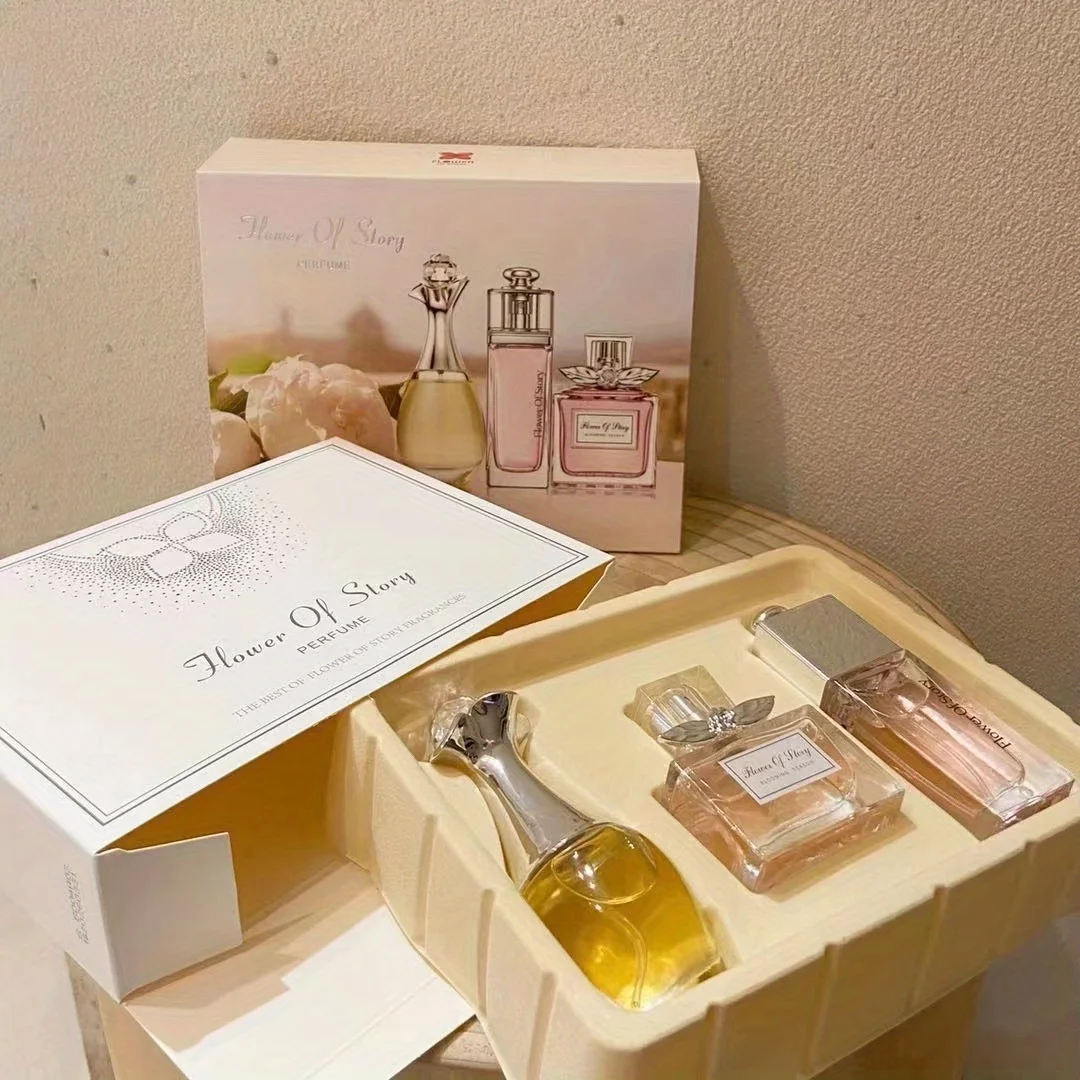 3-Piece Perfume Set - Refreshing & Long-Lasting Cedar Notes - Perfect for Dating, Parties & Gifts for Her