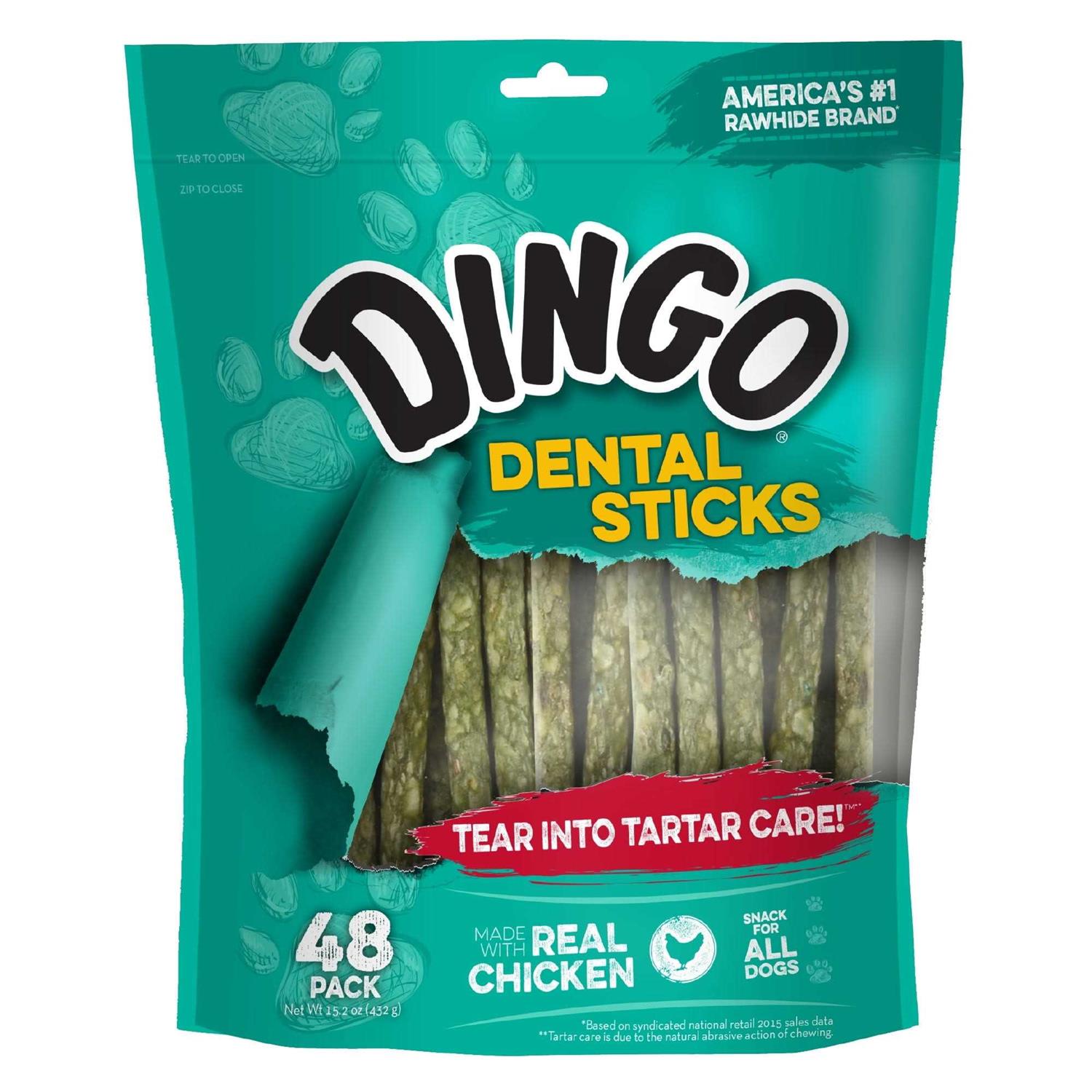 Dingo Dental Sticks for Tartar Control - Pet Supplies online store