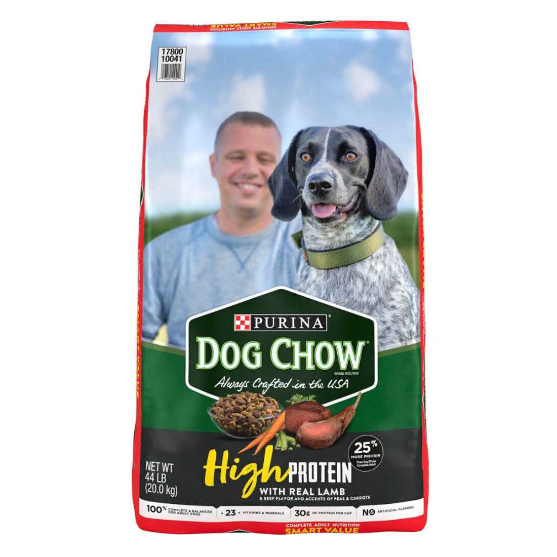 Purina Dog Chow High Protein Dry Dog Food With Real Lamb & Beef Flavor - Pet Supplies online store