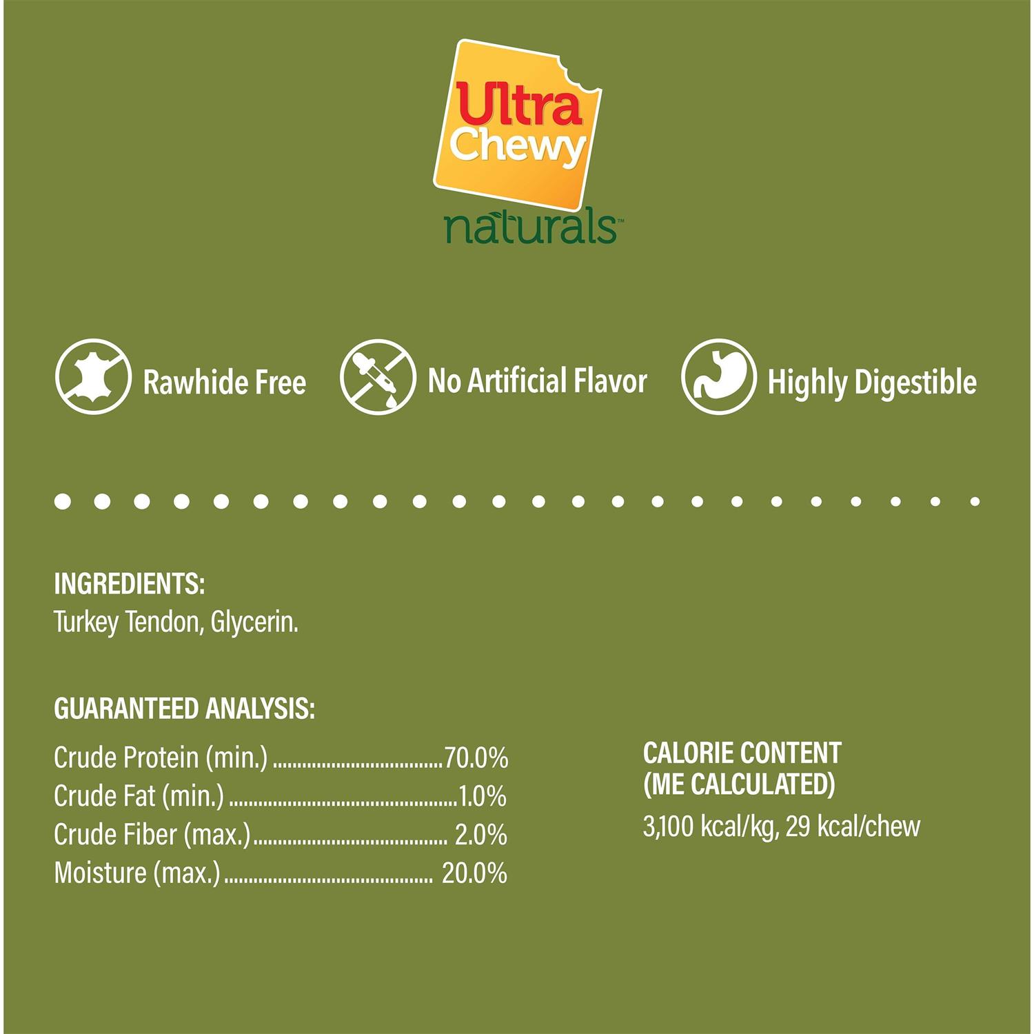 Ultra Chewy Turkey Tendon Rings for Dogs Premium All-Natural - Pet Supplies online store