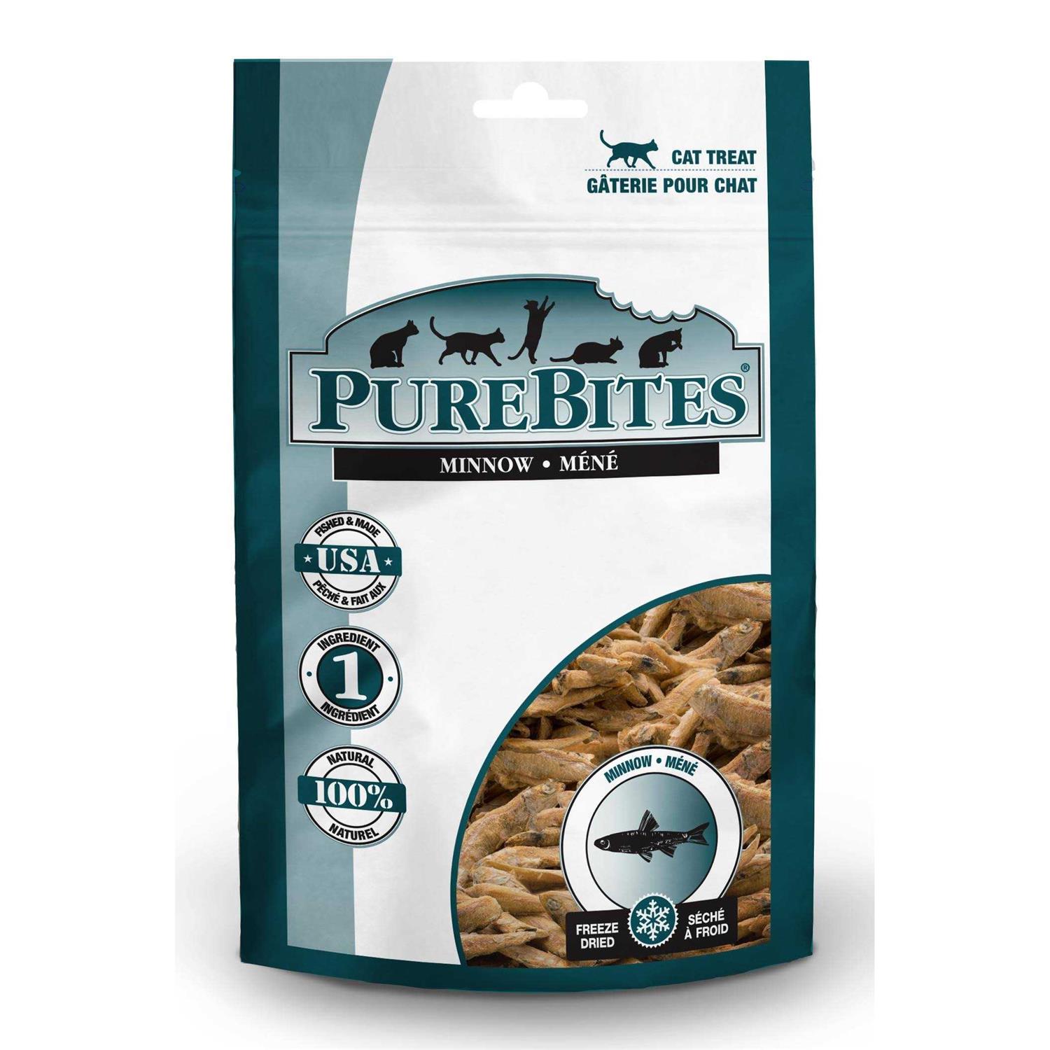 PureBites Freeze Dried Minnow Cat Treats - Pet Supplies online store