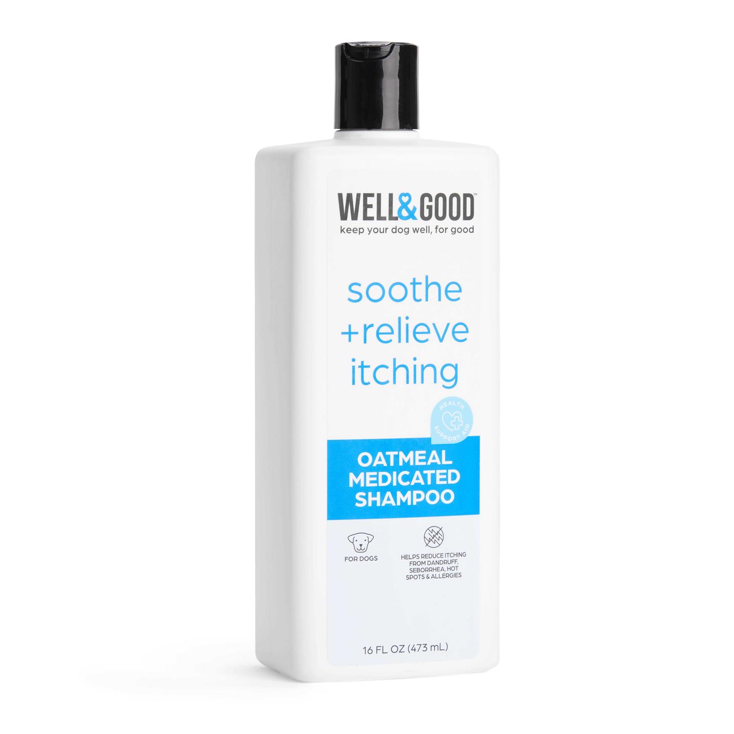 Well & Good Oatmeal Medicated Dog Shampoo - Pet Supplies online store