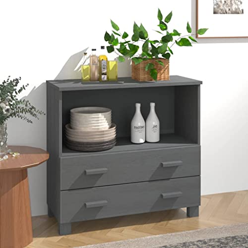Sideboard HAMAR Light Gray,Freestanding Cabinet,Accent Cabinet,Entryway Cabinet,Buffet Cabinet,Kitchen Cabinet,Console Cabinet,for Dining Room,Bedroom,Hallway,33.5