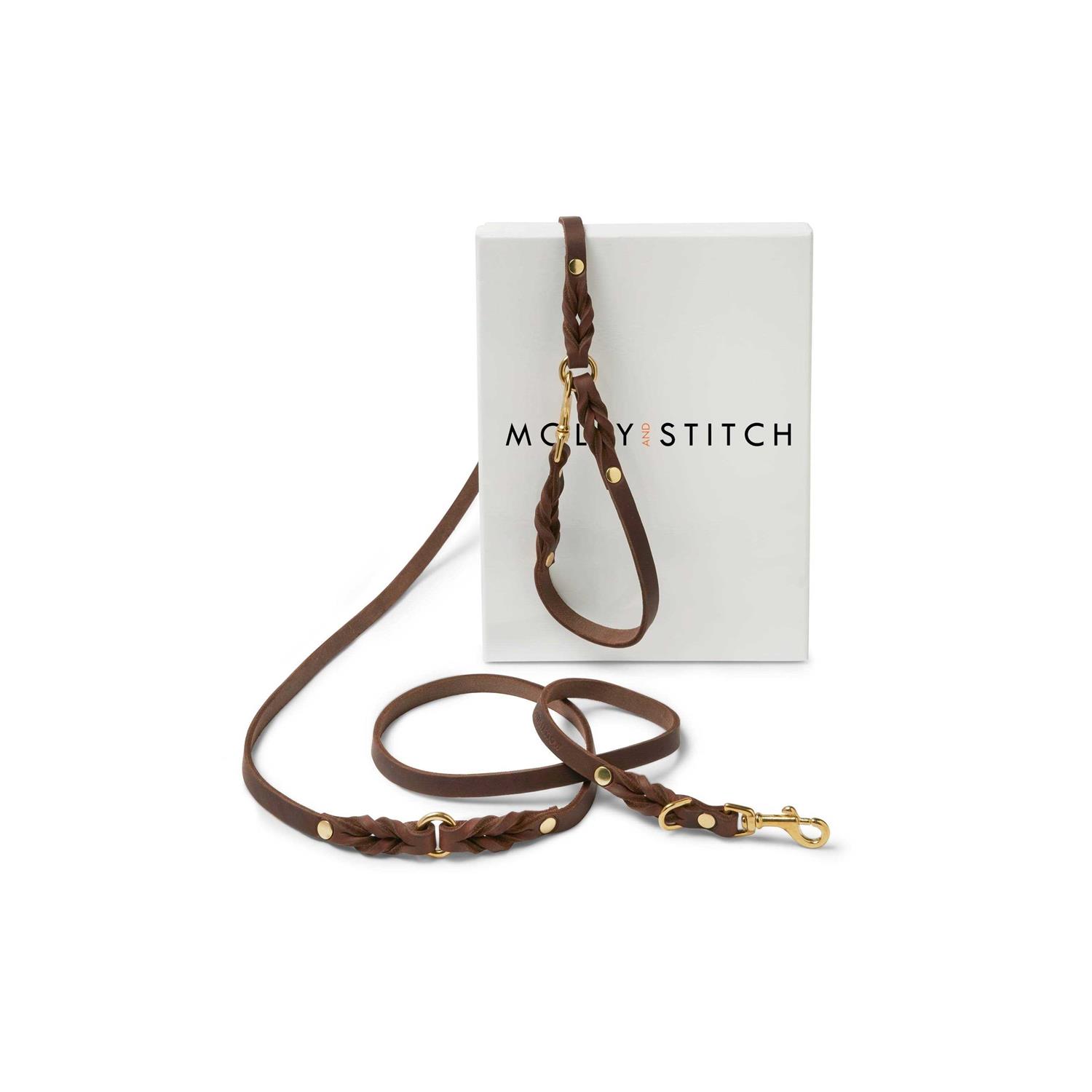 Butter Leather 3x Adjustable Dog Leash Molly And Stitch US - Pet Supplies online store