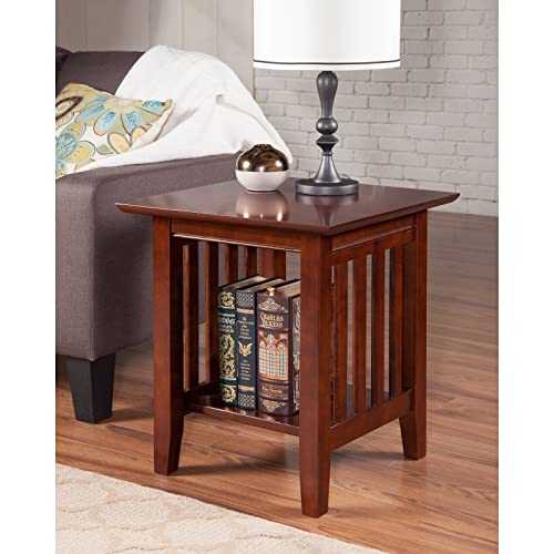 AFI Atlantic Furniture Mission End Table, White, End Table (20