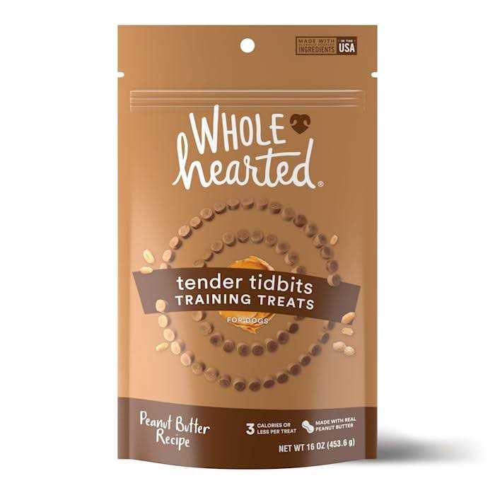 WholeHearted Grain Free Peanut Butter Recipe Tender Tidbits Dog Training Treats - Pet Supplies online store